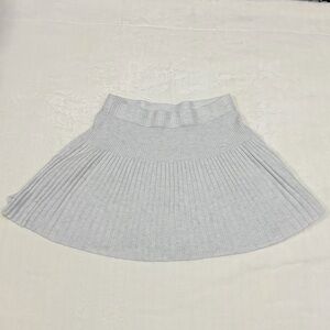 Aerie Light Gray Skater Skirt